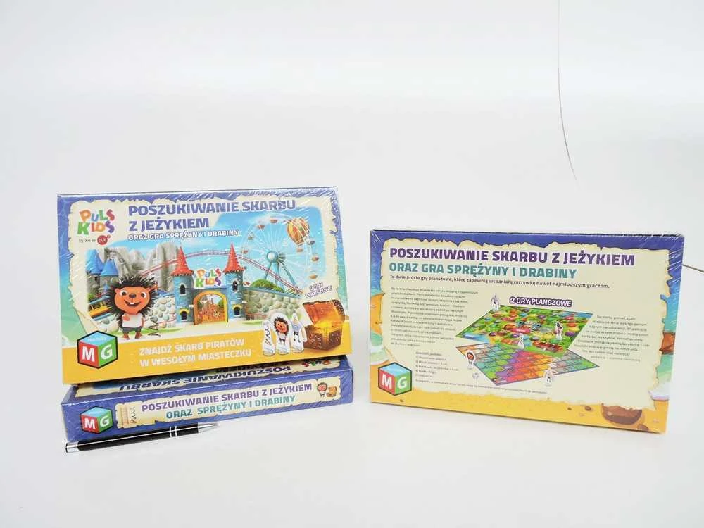 Alexander „2in1“ stalo žaidimas - lobio ieškojimas su ežiuku, pavasario ir kopėčių žaidimu