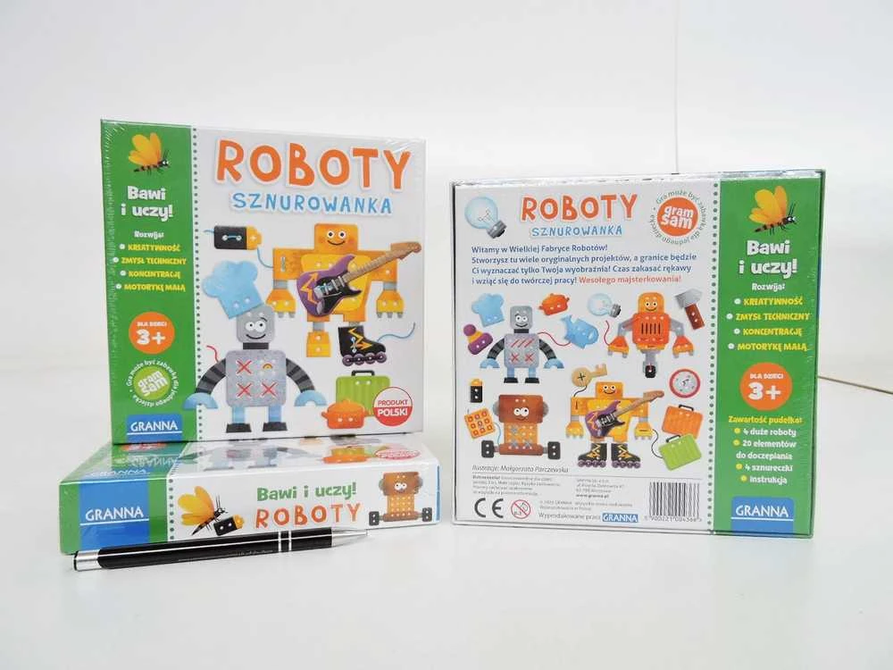 Granna Kūrybinis žaidimas vaikams Robotai, 3+, spalvotas, Robotų įsimankštinimas