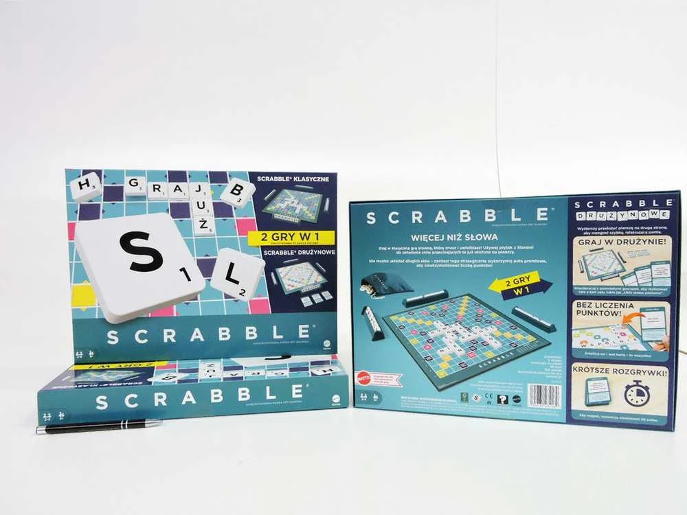 Mattel Žodžių Žaidimas Scrabble (Lietuviška Leidimas) - Atgimimo Versija