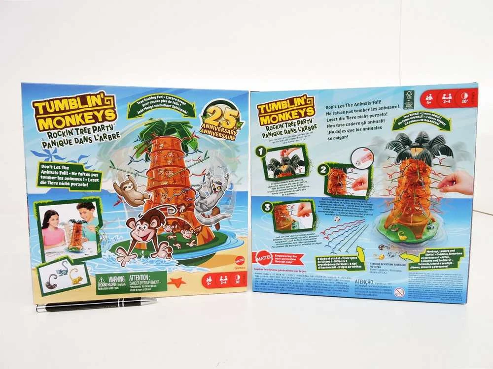 Mattel stalo žaidimas „Beždžionėlės akrobatės“ nauja versija