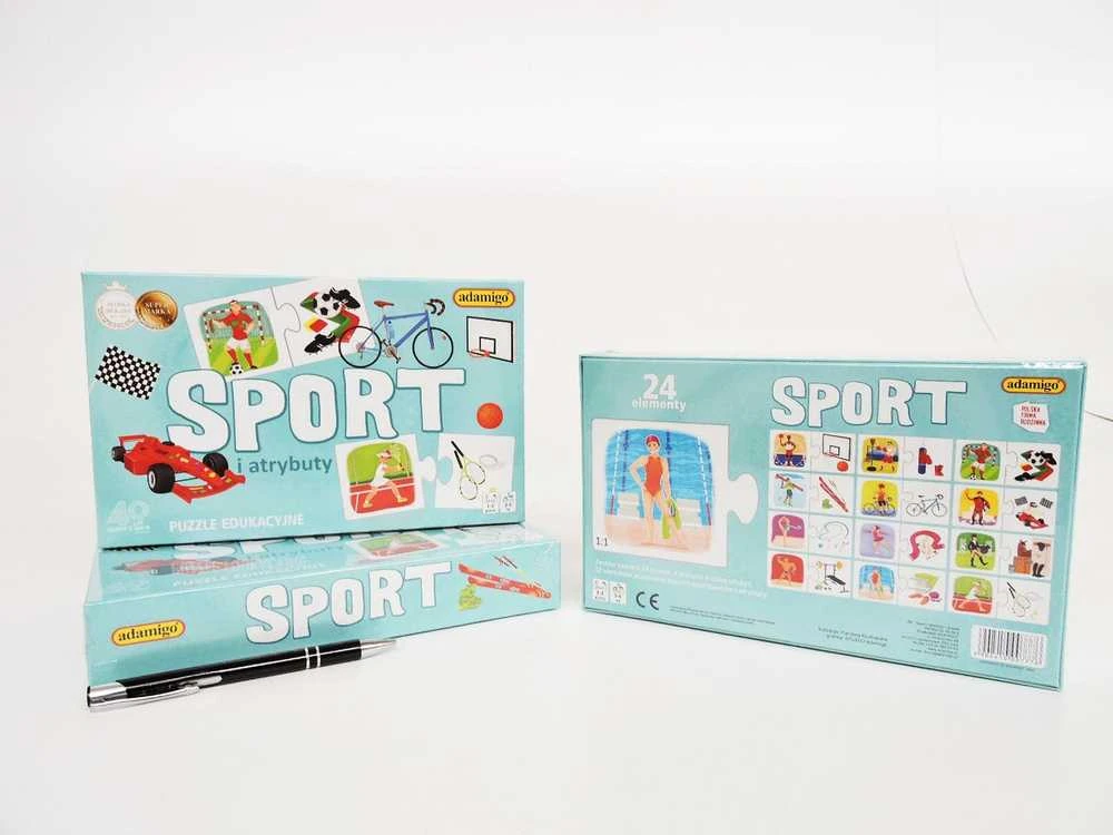 Dėlionė 24 the Sport i atrybuty ADAMIGO 7776