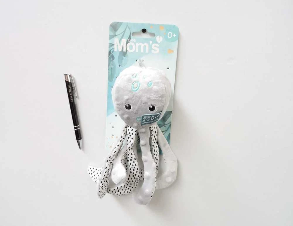 Mom's Care „Hencz Toys Tari Pilkas“ aštuonkojų pakabukas