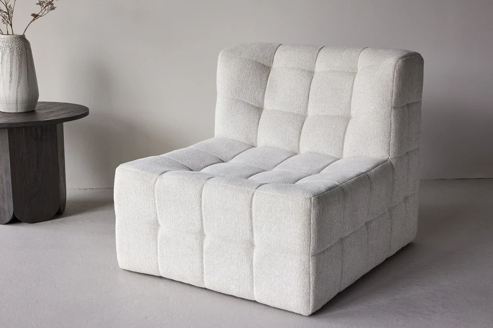 1-Vietės Sofa, Malou, kreminė