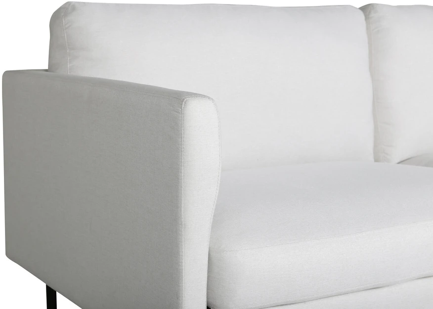 2-vietės sofa, Zoom, 181x54 cm, šviesiai kreminė spalva