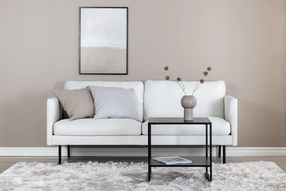 2-vietės sofa, Zoom, 181x54 cm, šviesiai kreminė spalva