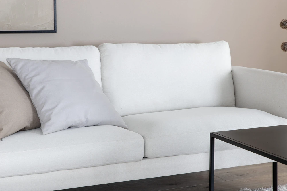 2-vietės sofa, Zoom, 181x54 cm, šviesiai kreminė spalva