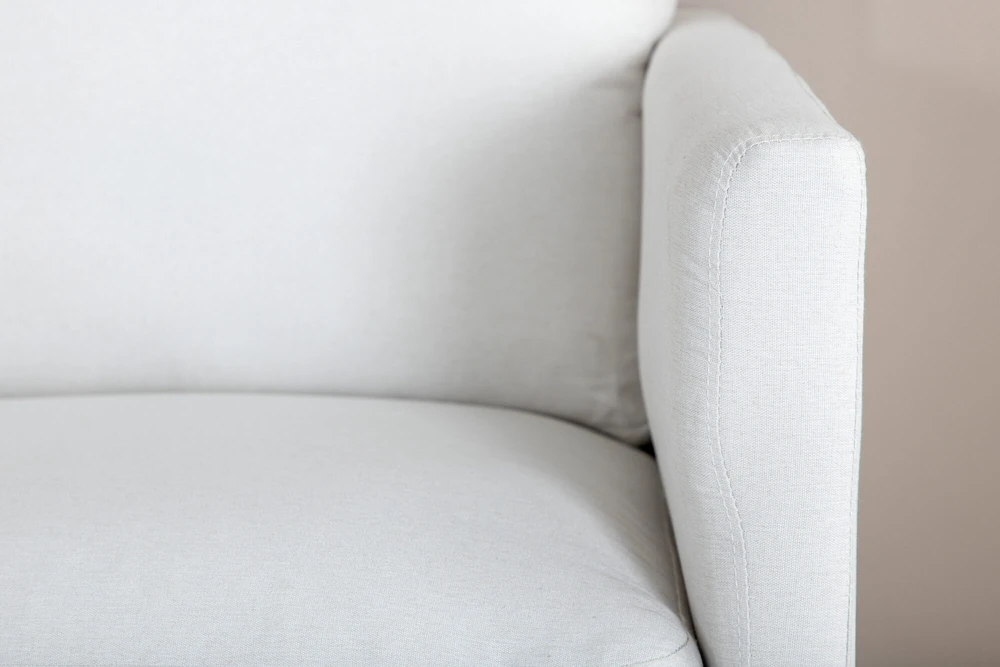 2-vietės sofa, Zoom, 181x54 cm, šviesiai kreminė spalva