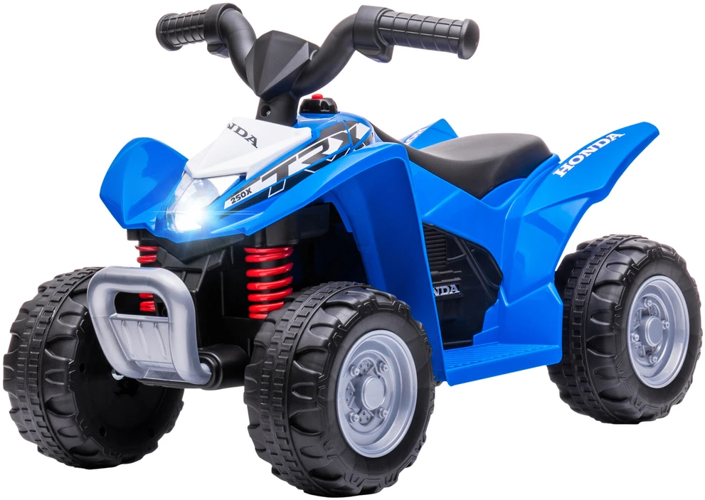 AIYAPLAY elektrinis keturratis, mini keturratis, elektrinis ATV vaikams, vaikiškas keturratis su LED šviesomis ir garsiniu signalu, vaikiškas motociklas, transporto priemonė vaikams, elektrinis automobilis vaikams nuo 18 mėnesių, metalinis, mėlynas, 65,5 x 38,5 x 43,5 cm