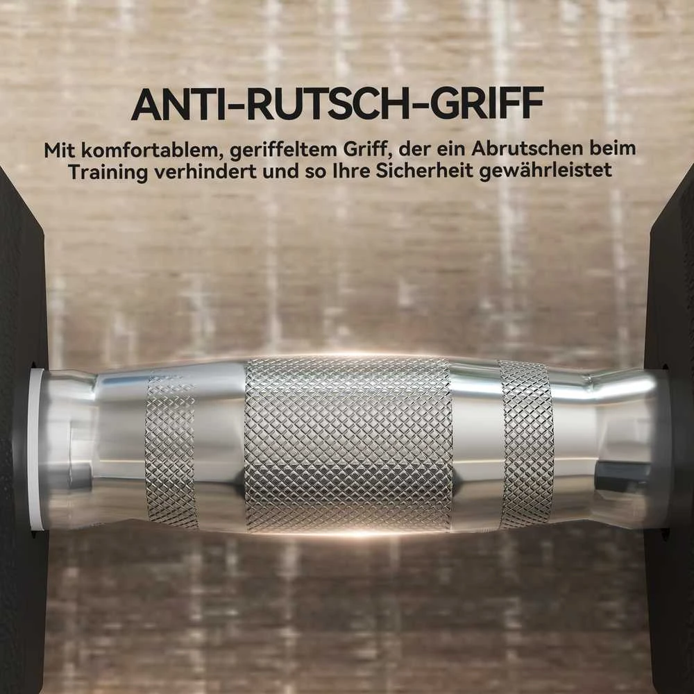 Aosom Hantel 16,2x16,2x11 cm juoda, metalas, neslystanti rankena