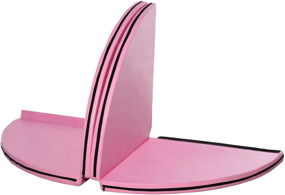 Aosom Pole Dance kilimėlis, 150x5 cm, rožinė, plastikas