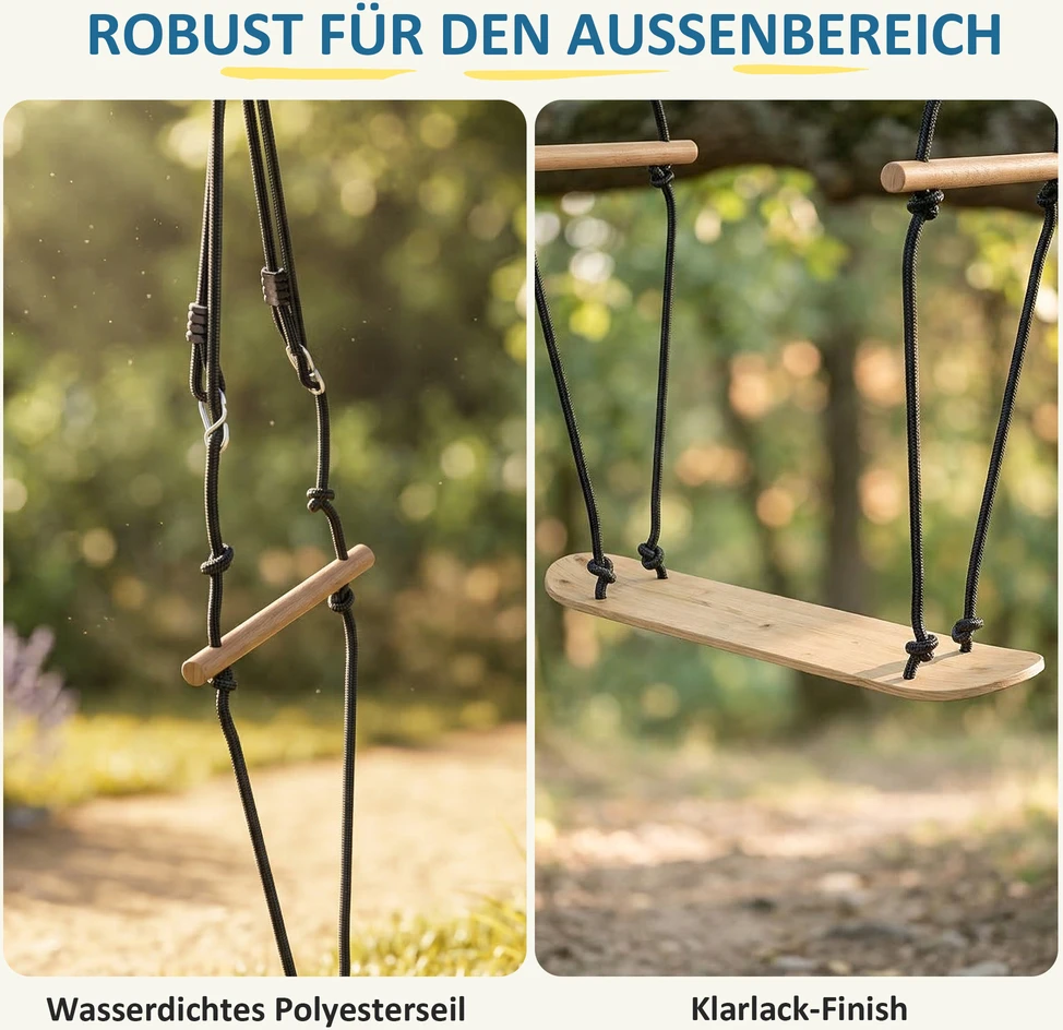 Aosom Skateboard Swing 79x40x180 cm Juoda