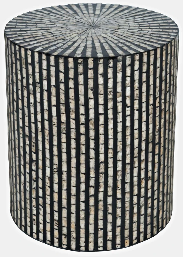 Av1730-28B Staliukas apvalus Avola Juodas Multi