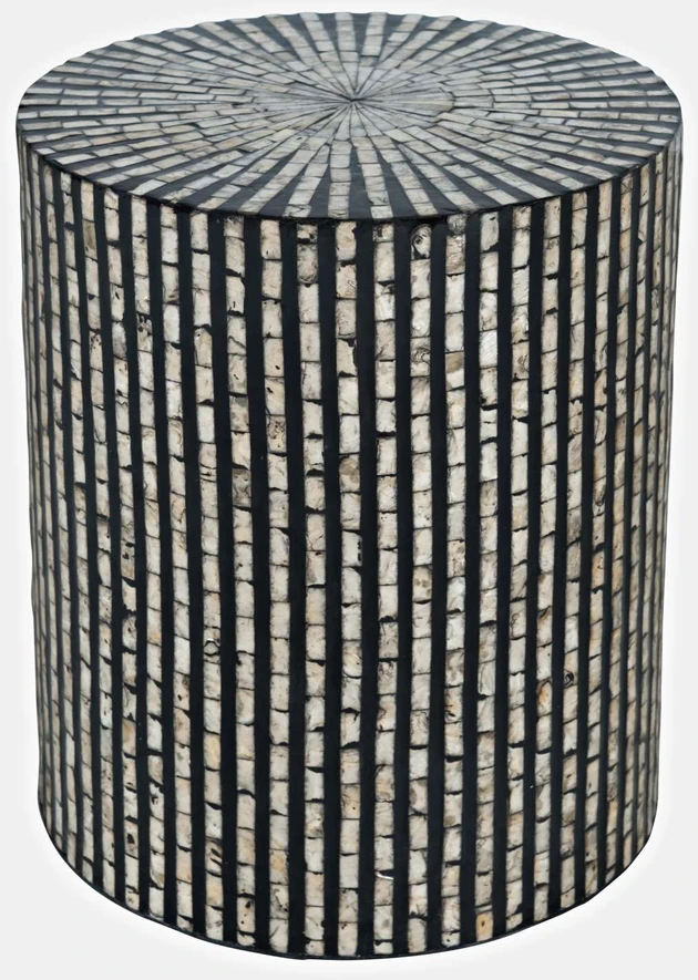 Av1730-28B Staliukas apvalus Avola Juodas Multi
