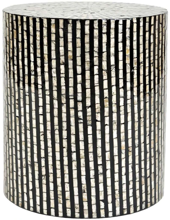 Av1730-28B Staliukas apvalus Avola Juodas Multi