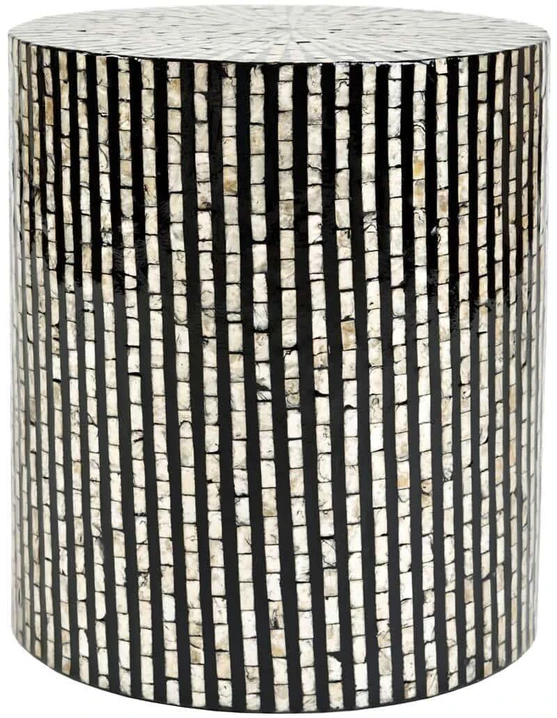 Av1730-28B Staliukas apvalus Avola Juodas Multi
