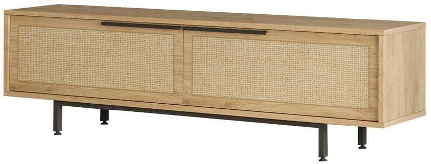 TV staliukas Asir Lentyna, On1-Su, 160x45.1x35.5 cm, Balta.