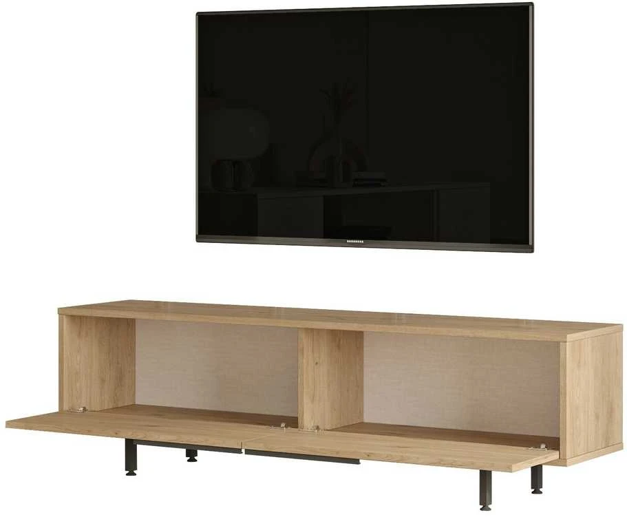 TV staliukas Asir Lentyna, On1-Su, 160x45.1x35.5 cm, Balta.
