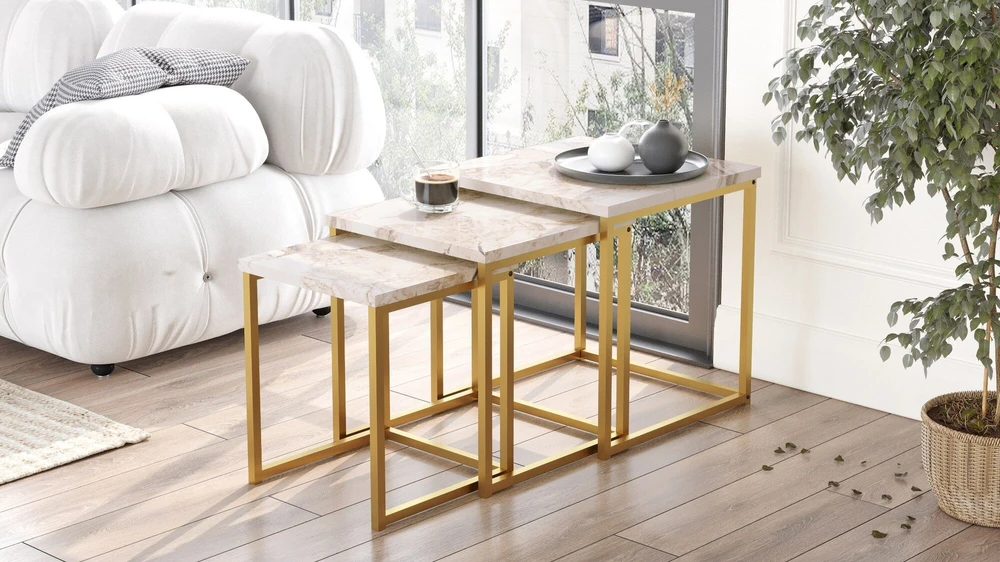 Asir Kalune Design Staliukas (3 vnt.) VG7-GE