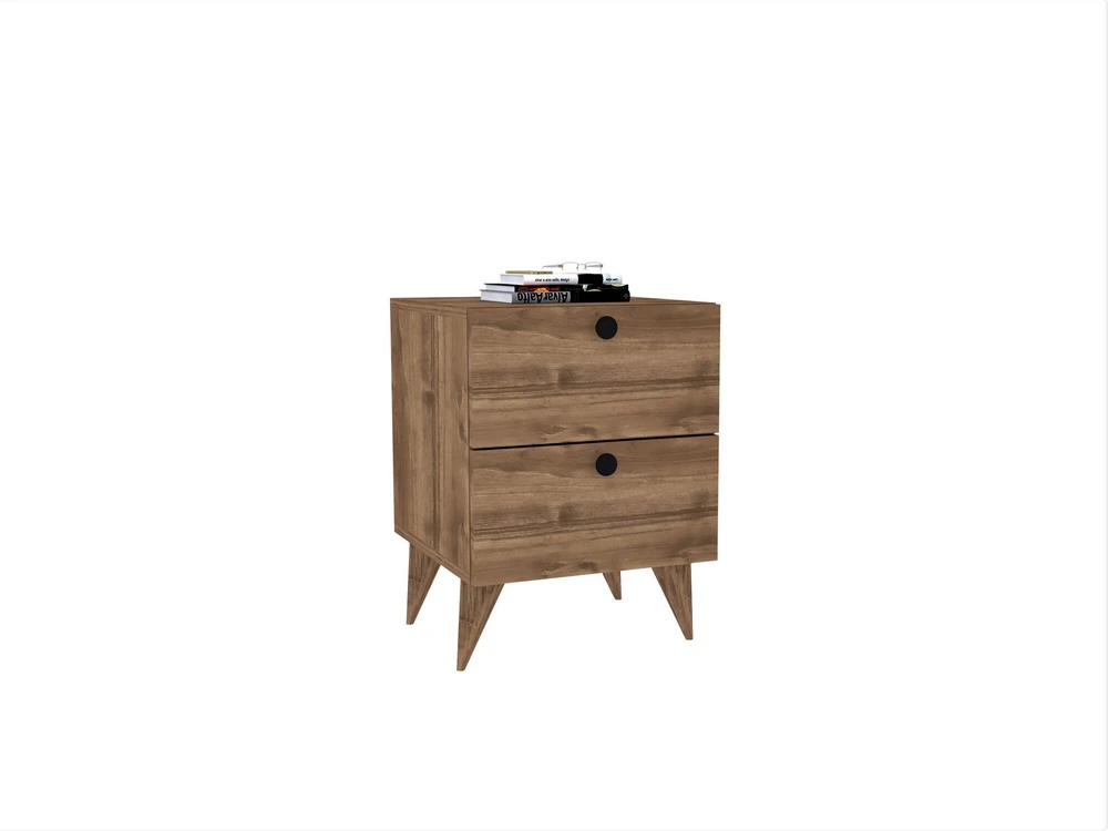 Asir Kalune Design Naktinis staliukas Kada - Walnut v2