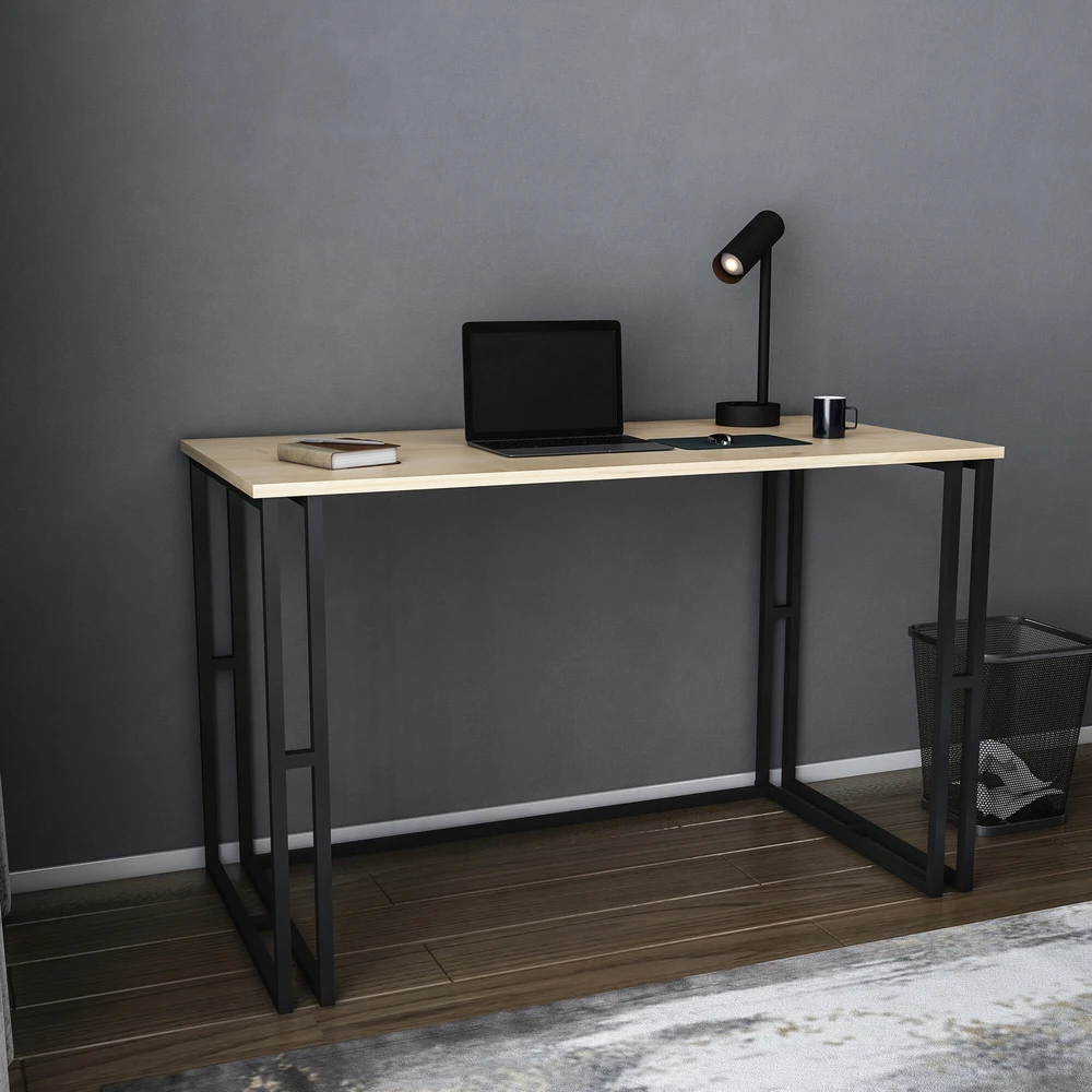 Asir Kalune Design Darbo stalas Kane - Juodas, Oak