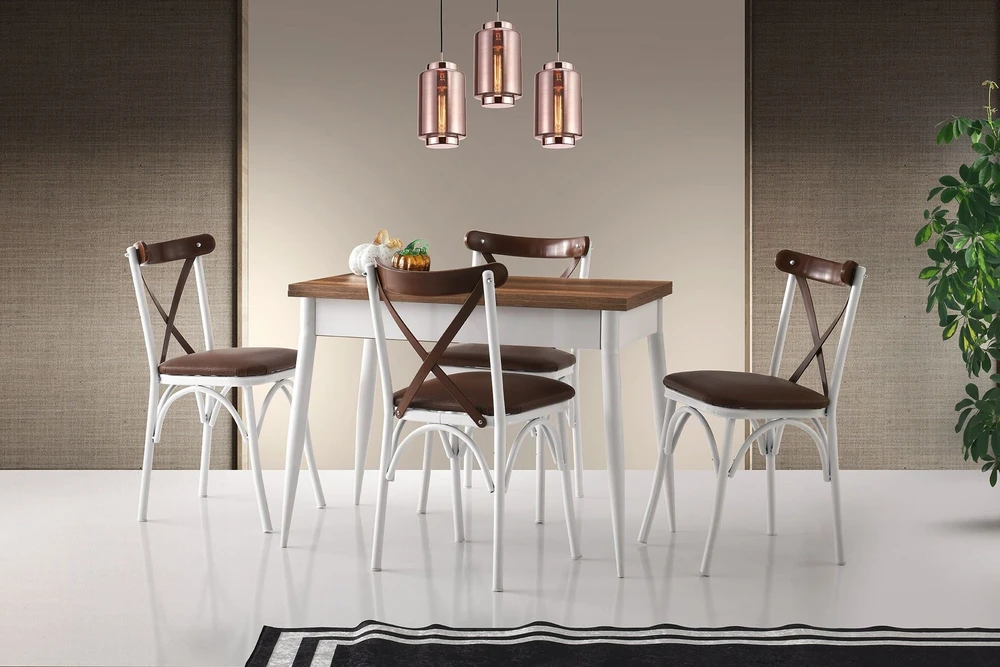 Asir Kalune Design Išskleidžiamas valgomojo stalas Dolunay - 1282