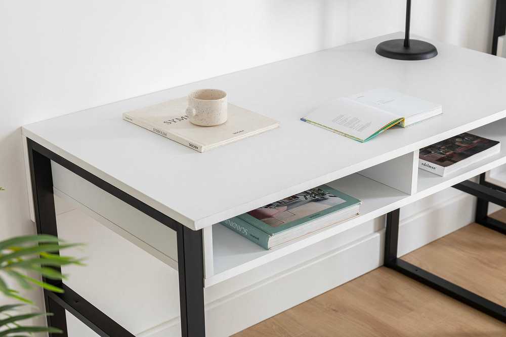 Kalune Design Darbo stalas Misto - Baltas