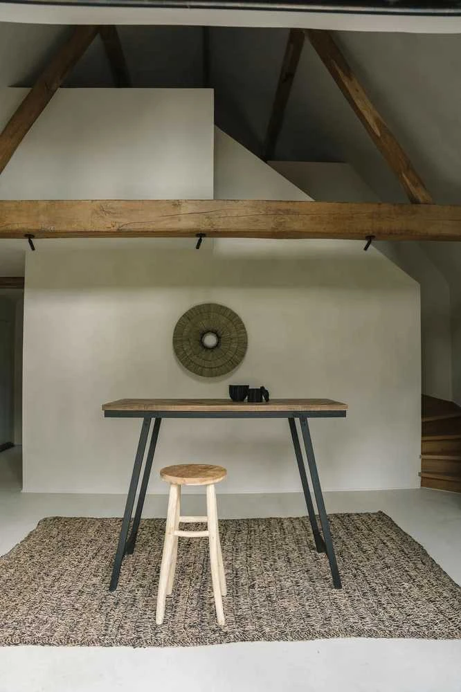 Bazaar Aukšto sėdimo baro kėdė, 0,35x0,35x0,75 m, natūrali