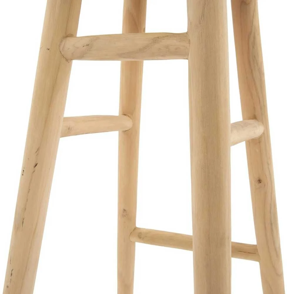Bazaar Aukšto sėdimo baro kėdė, 0,35x0,35x0,75 m, natūrali