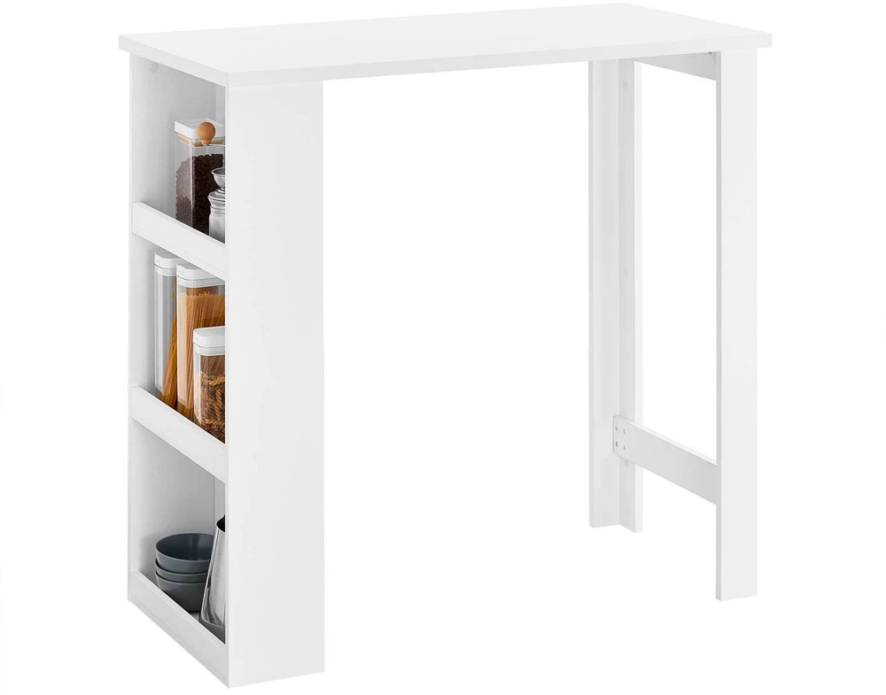 Baro stalas, SoBuy FWT17-II-W, 112x57x106 cm, baltas