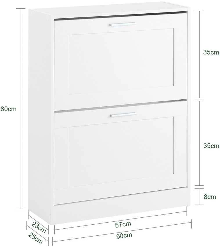 Batai Spinta, SoBuy FSR137-W, 60x25x80 cm