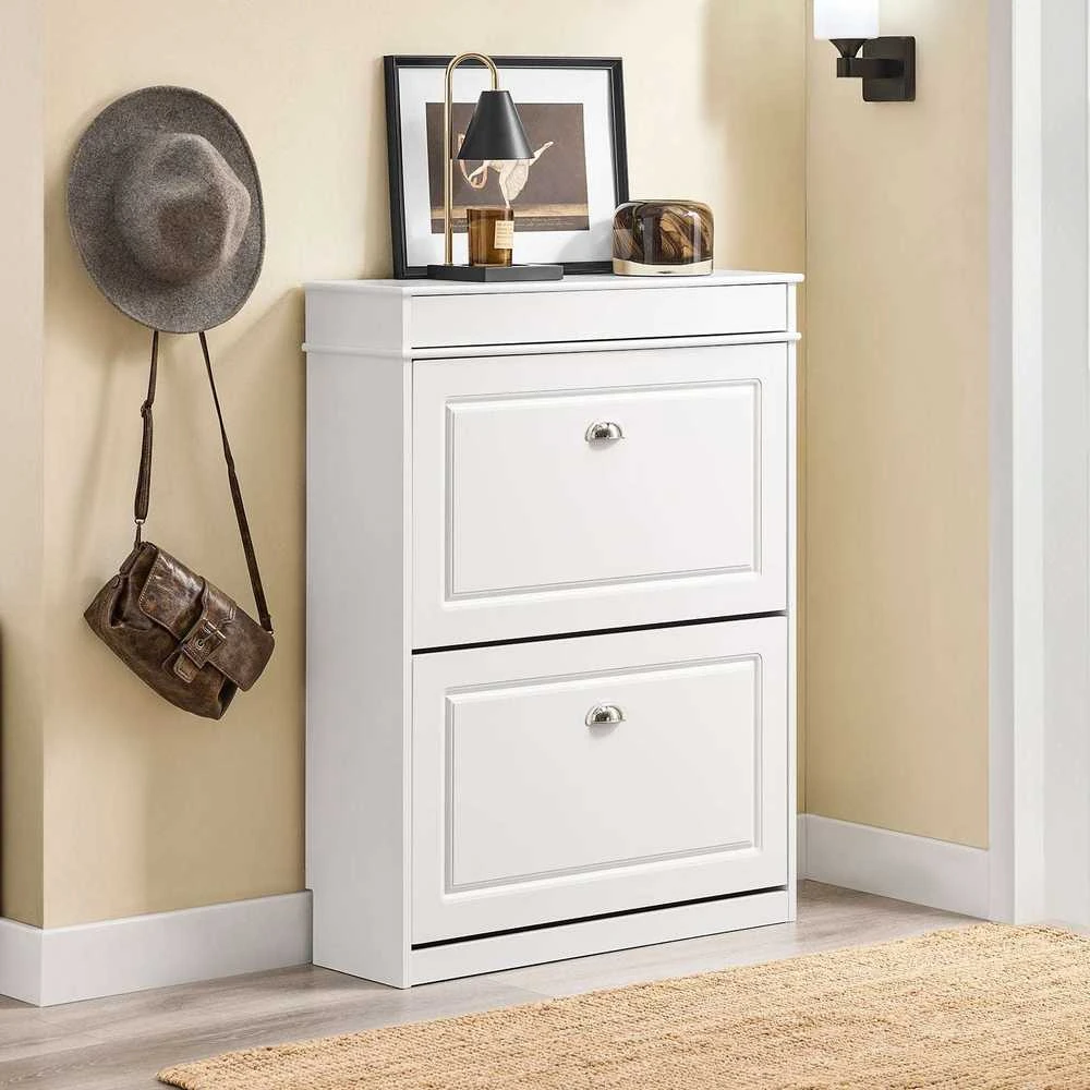 Batai spintelė, SoBuy FSR78-L-W, 75x24x96 cm, Balta