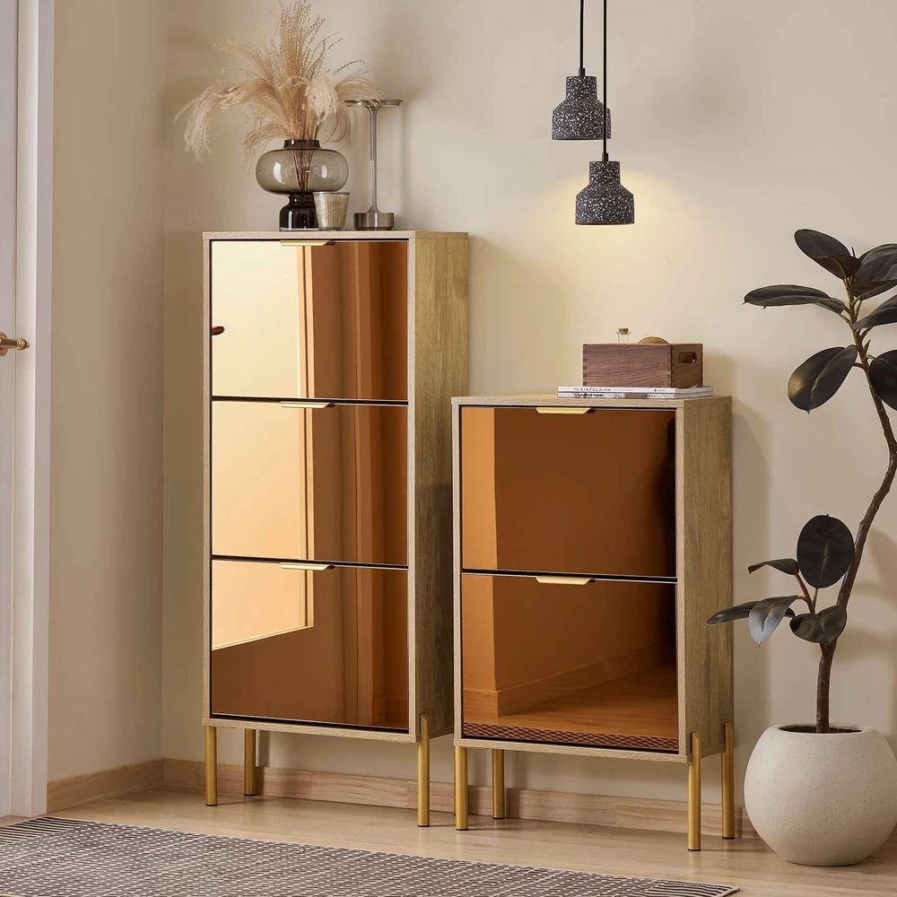 Bataių spintelė, SoBuy FSR181-H-G, 55x24x124 cm