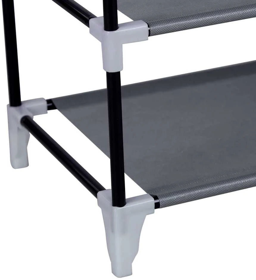 Songmics Batų stovas su dangčiu 58 cm Pilka