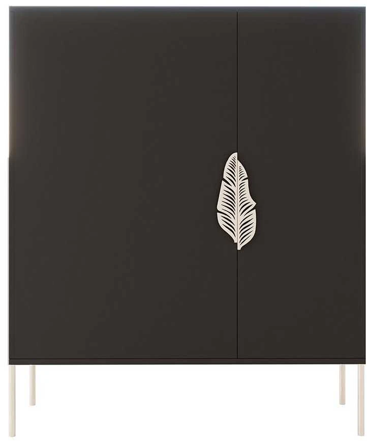 Batų spintelė, Skandica MERLIN, 100x35 cm, juoda