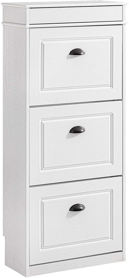 Batų spintelė, SoBuy FSR94-WG, 53x24x118 cm, Balta