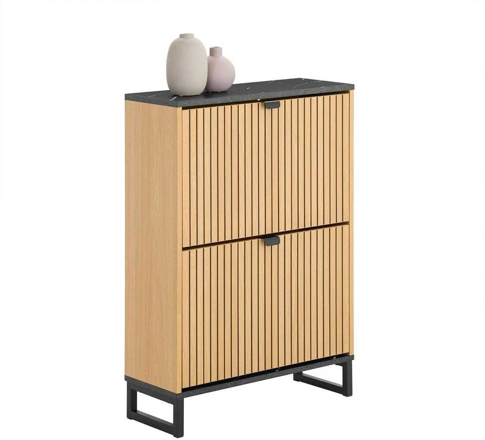 Batų stovas, SoBuy FSR202-N, 60x24x88 cm, Juodas