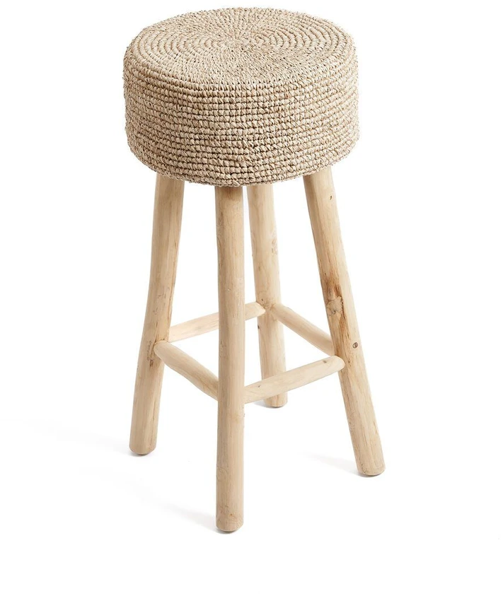 Bazaar Aukštas baras, Rafija, 0,35x0,35x0,75 m, Natūrali