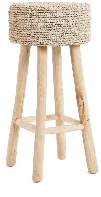Bazaar Aukštas baras, Rafija, 0,35x0,35x0,75 m, Natūrali
