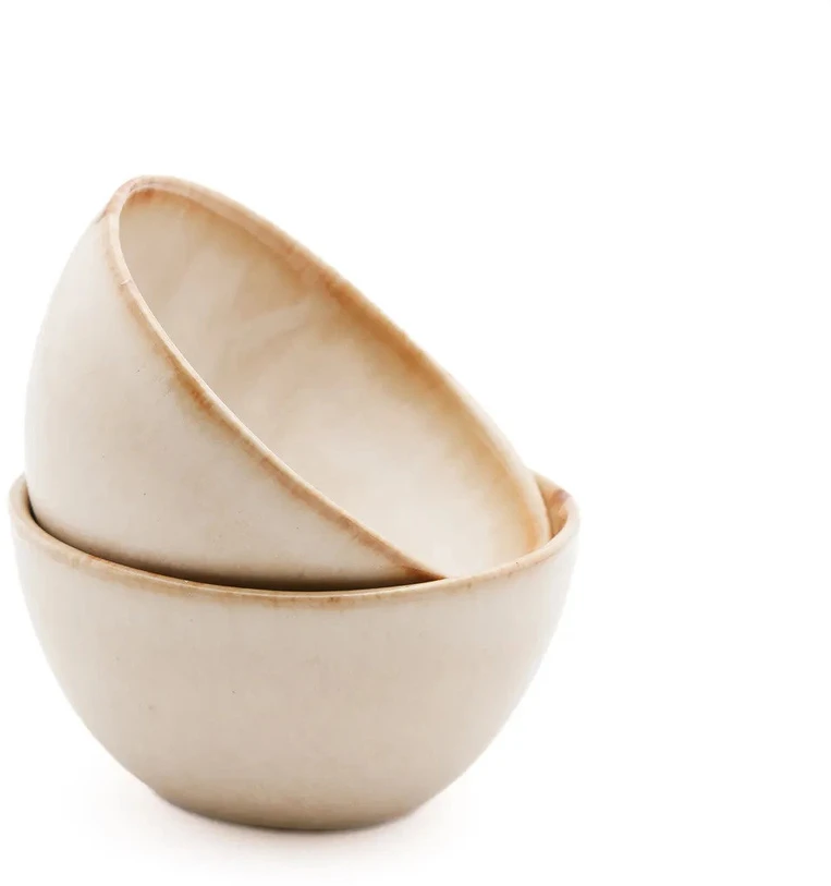Bazaar Cascais dubenėlis dribsniams, 15x15x8 cm, baltas akmens keramika
