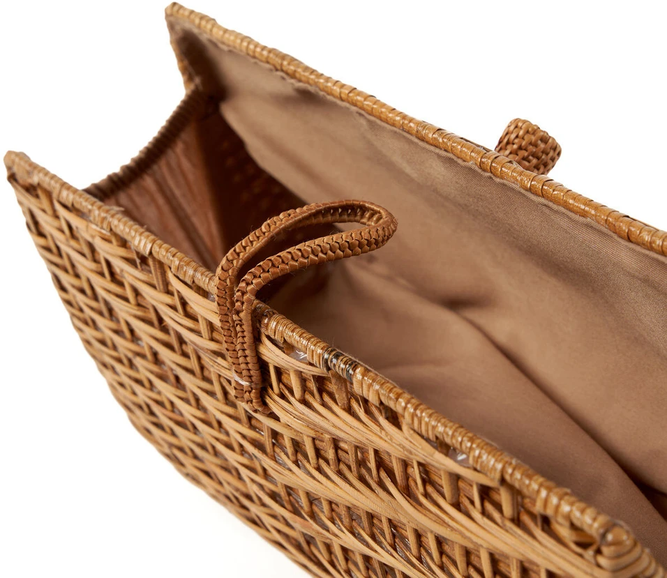 Bazaar Delninė The Clutch-a-lot 9x28x12 cm Natūrali, rotangas