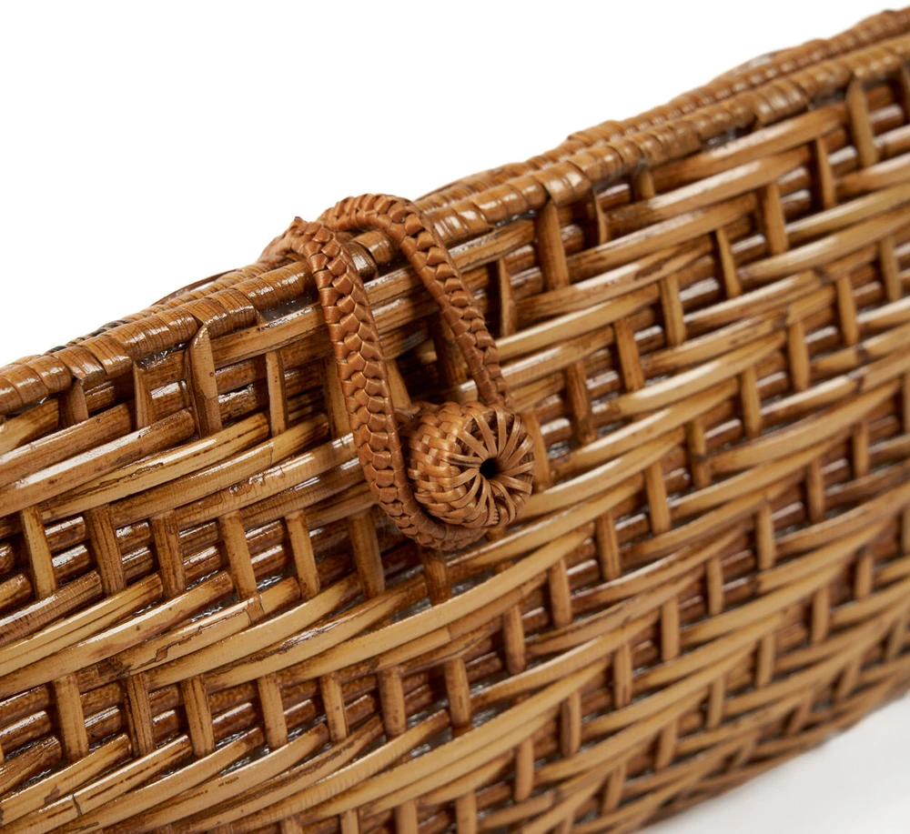 Bazaar Delninė The Clutch-a-lot 9x28x12 cm Natūrali, rotangas