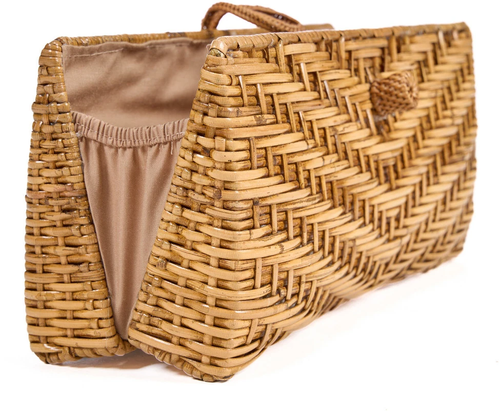 Bazaar Delninė The Clutch-a-lot 9x28x12 cm Natūrali, rotangas
