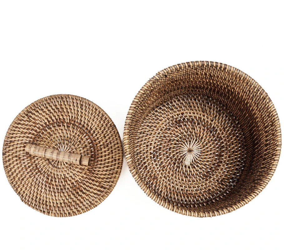 Bazaar Dėžė 25x25x29 cm ruda, rotangas