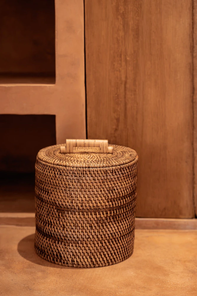 Bazaar Dėžė 25x25x29 cm ruda, rotangas