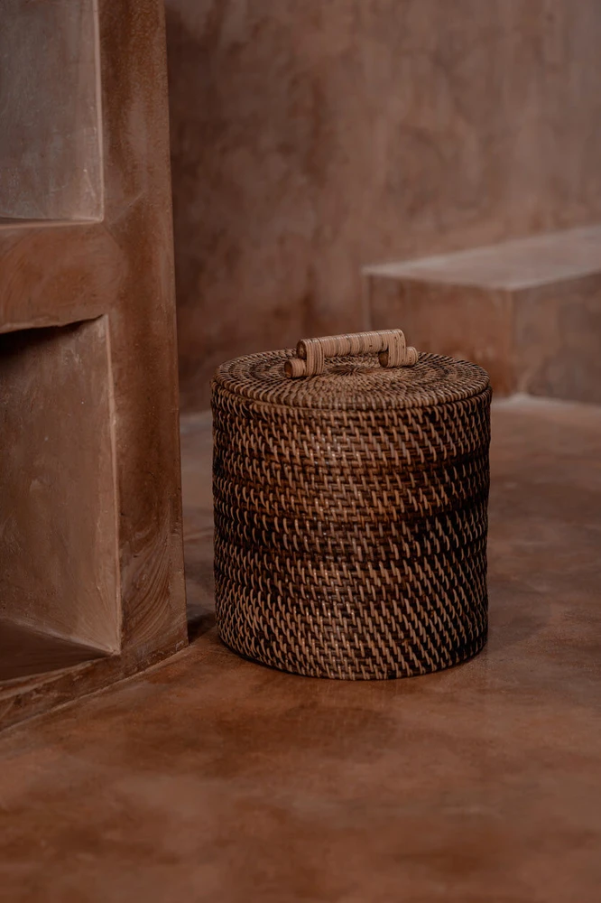 Bazaar Dėžė 25x25x29 cm ruda, rotangas