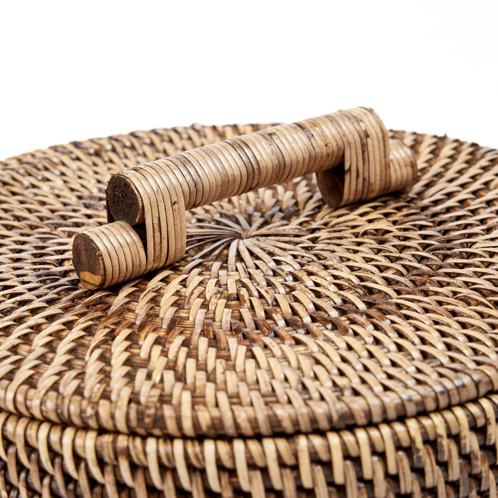 Bazaar Dėžė 25x25x29 cm ruda, rotangas