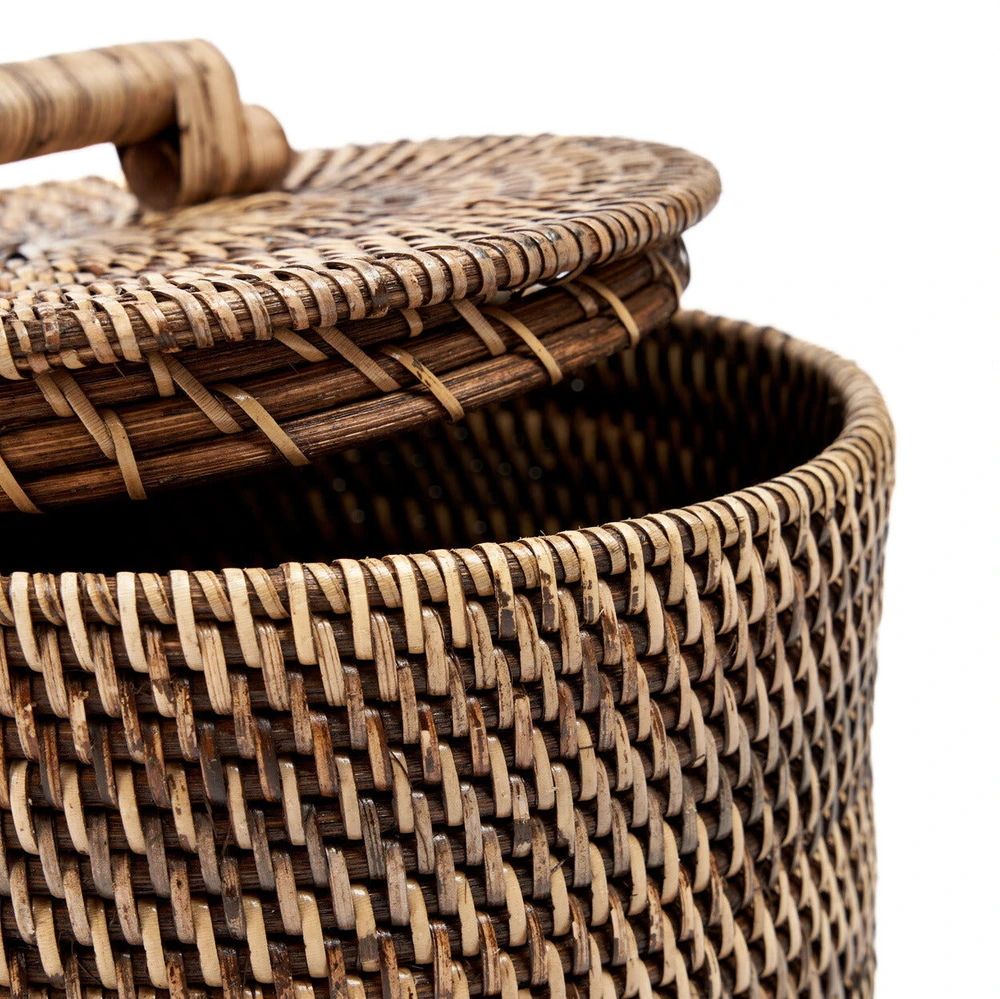 Bazaar Dėžė 25x25x29 cm ruda, rotangas