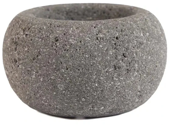 Bazaar Dubuo 7x7x4 cm Juodas Lavo akmuo