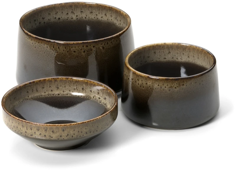 Bazaar Dubuo Kyoto žemas 14x14x5 cm rudas, keramika