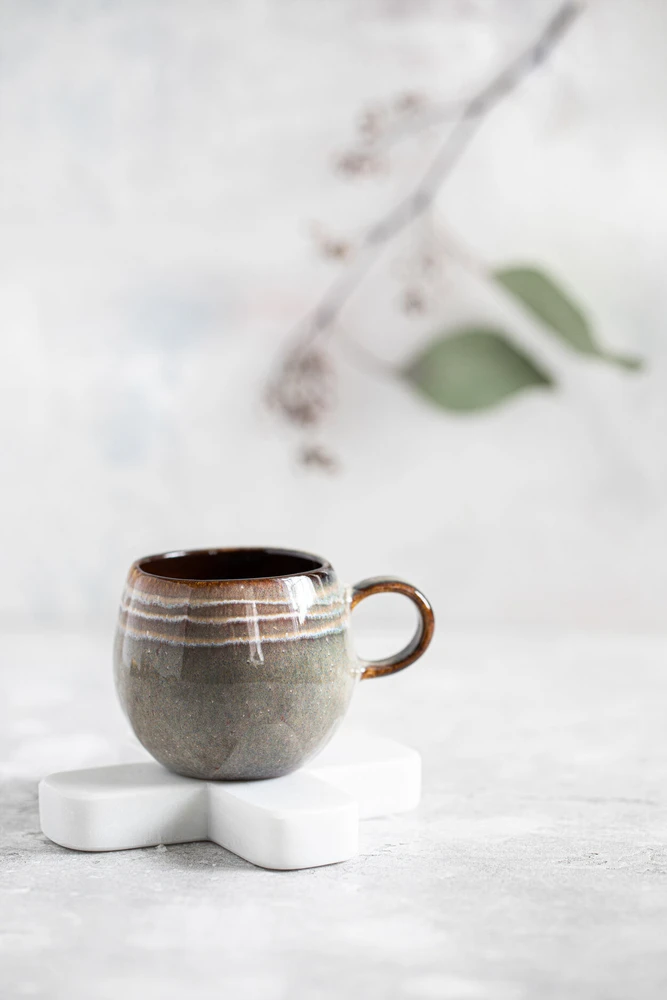 Bazaar Espresso puodelis 7x7x6 cm mišrus akmens keramika